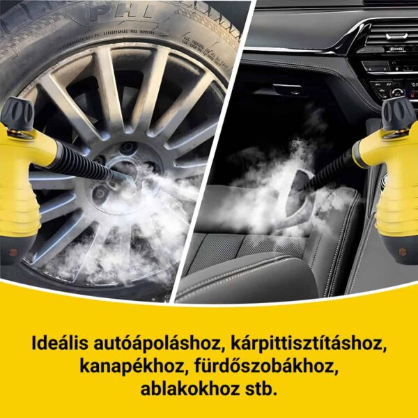 STEAMY® Nyomás alatti levegős gőztisztító – Minden az egyben 9 exkluzív tartozékkal - Image 3