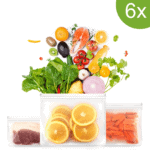 Zárható szilikonzacskó (6x)