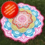 Tradicionális indiai mandala szőnyeg