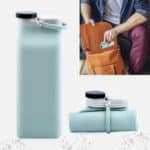 Összecsukható szilikon kulacs 600 ml - BAGADORA®