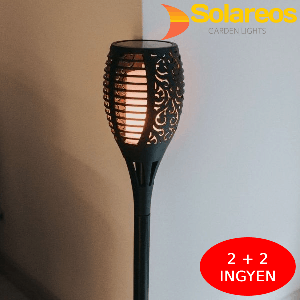 SOLAREOS® Solar led lámpa: 2+2 INGYEN