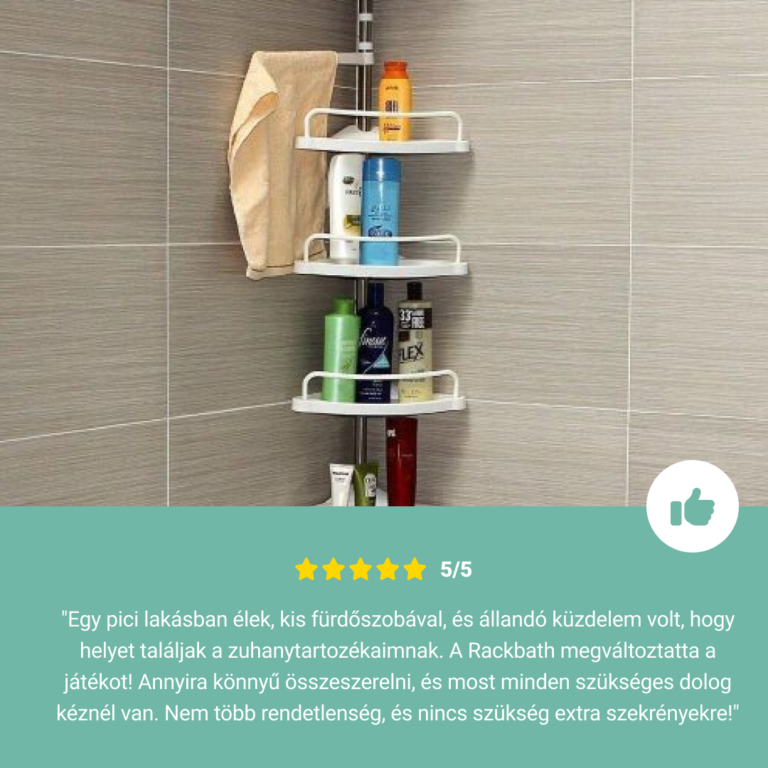 RACKBATH® - VÉGE A KIS ÉS ZAVAROS FÜRDŐSZOBÁNAK - Image 7