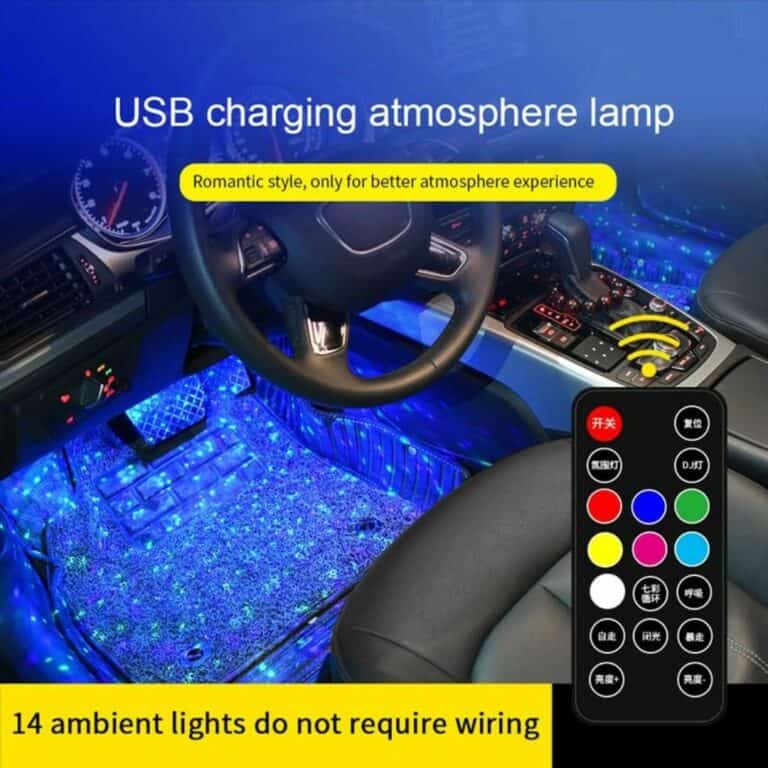 USB Autó Műszerfal Led Fény - Image 6