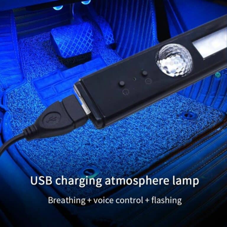 USB Autó Műszerfal Led Fény - Image 3