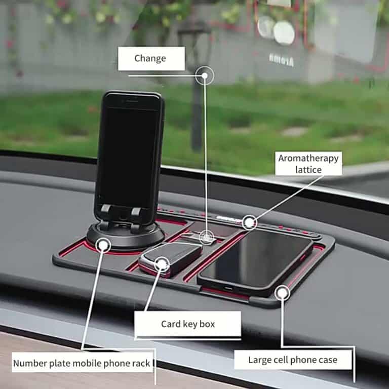 Multifunkciós Csúszásmentes Autós Telefontartó - Image 5