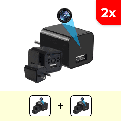 2x USB Töltő Kém Kamera
