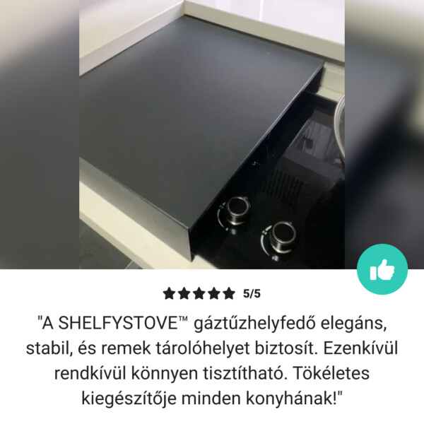 SHELFYSTOVE™ GÁZTŰZHELY FEDÉL (65 x 35 x 7 cm) - Image 9