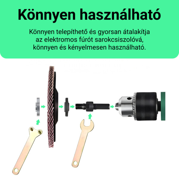 DrillGrinda™ Προσαρμογέας Γωνιακού Τροχού για Ηλεκτρικό Τρυπάνι - Image 2