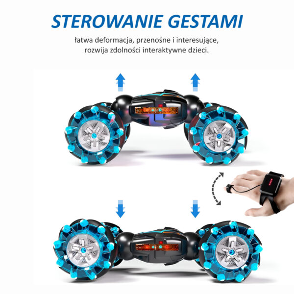 Tekix™ - Gesztusvezérlésű RC akrobatikus autó - Image 3