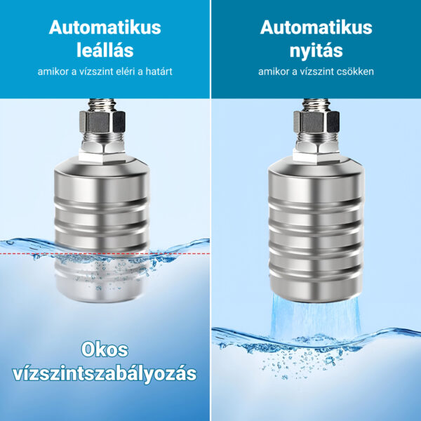 AQUALEVEL™ – Automatikus vízszintszabályozó szelep - Image 2