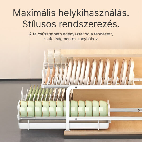 SlideDry™ – Kihúzható Csúsztatható Edényszárító - Image 2