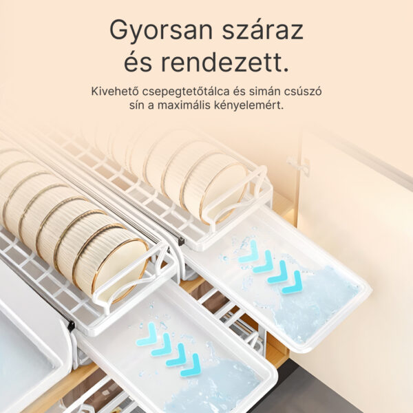 SlideDry™ – Kihúzható Csúsztatható Edényszárító - Image 3