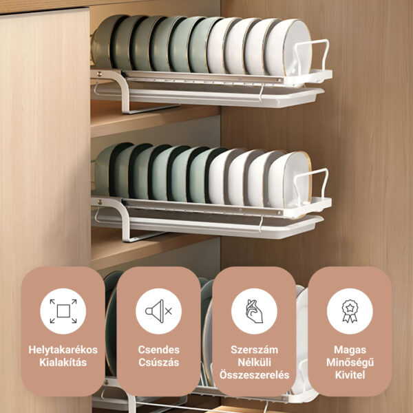 SlideDry™ – Kihúzható Csúsztatható Edényszárító - Image 4