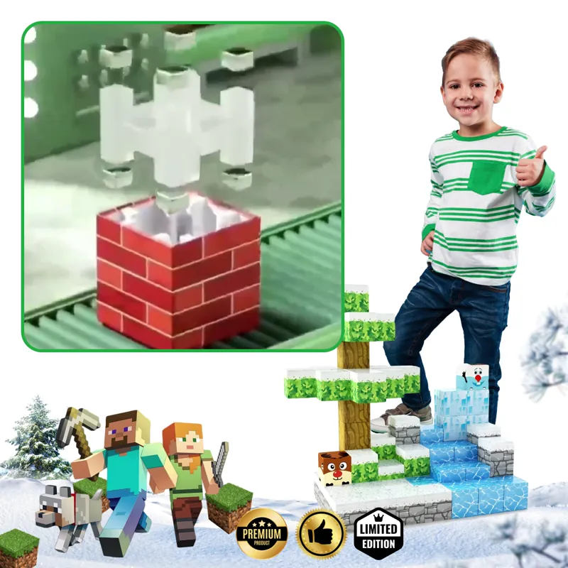 BuildEase™ - Mágneses Építőelemek