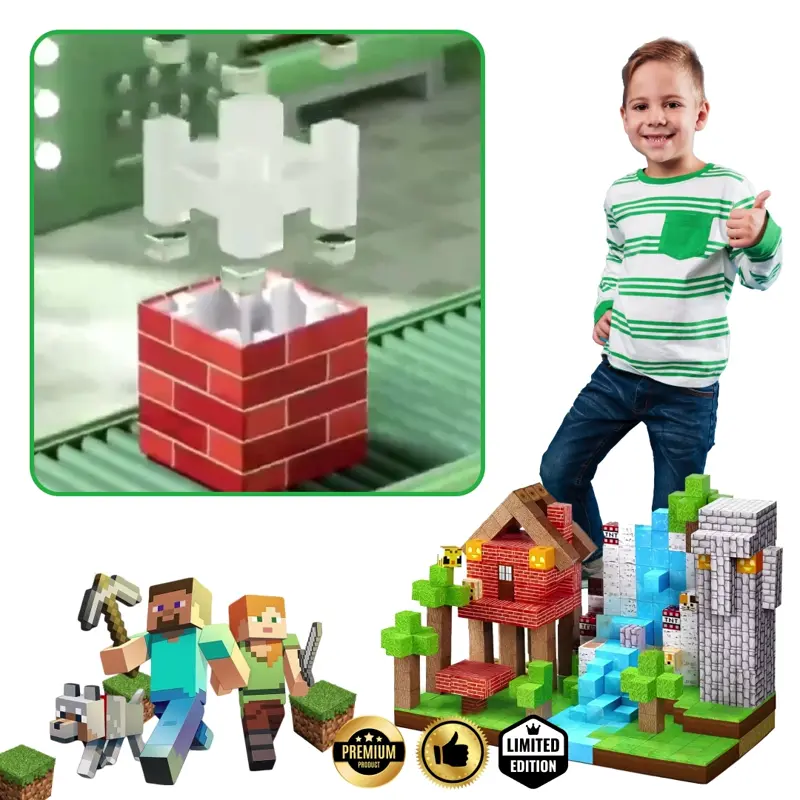 BuildEase™ - Mágneses Építőelemek