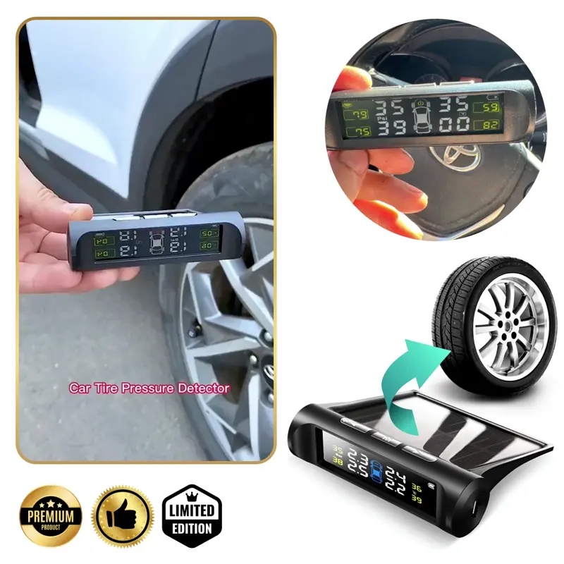 Riboton™ - Napelemes Gumiabroncsnyomás-ellenőrző Rendszer