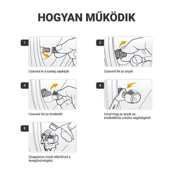 Riboton™ - Napelemes Gumiabroncsnyomás-ellenőrző Rendszer - Image 5