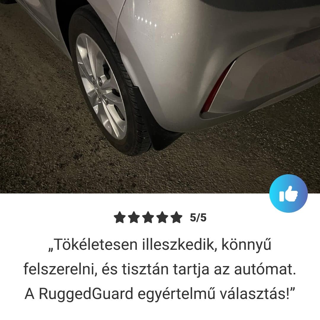RuggedGuard™ - Puha gumi sárvédő járművekhez - Univerzális 4 darabos készlet autókhoz és SUV-okhoz - Image 7