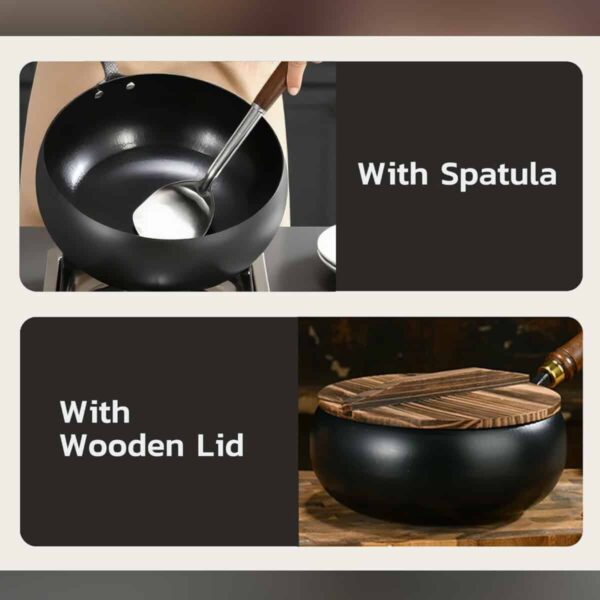 Ferona™ - Bevonat nélküli japán serpenyő - Image 5