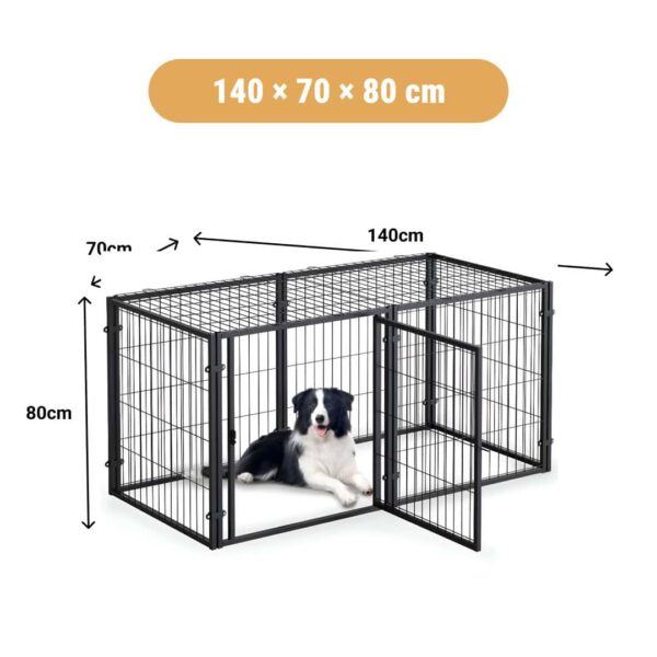 Pawz™ - Összecsukható, többfunkciós kutyakerítés ajtóval és levehető tetővel - Image 5