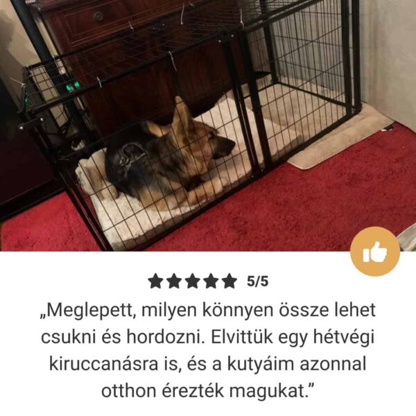 Pawz™ - Összecsukható, többfunkciós kutyakerítés ajtóval és levehető tetővel - Image 6