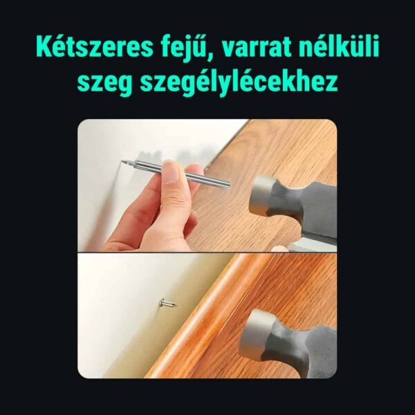 Naox™ - 500 darabos szegélyléc dupla szög készlet szerszámokkal - Image 4