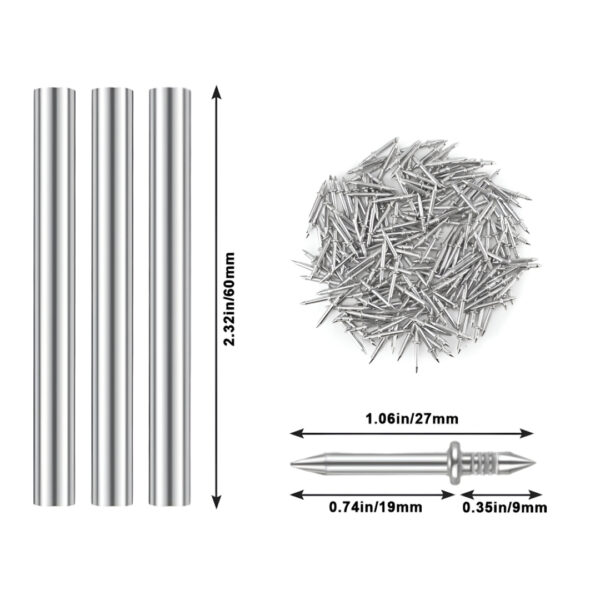 Naox™ - 500 darabos szegélyléc dupla szög készlet szerszámokkal - Image 5