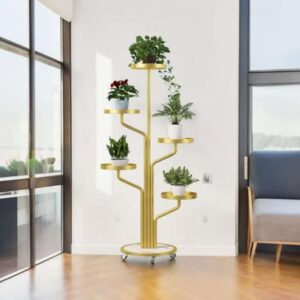 Alternative view of Floro™ - Elegáns, 5 szintes növénytartó kerekekkel