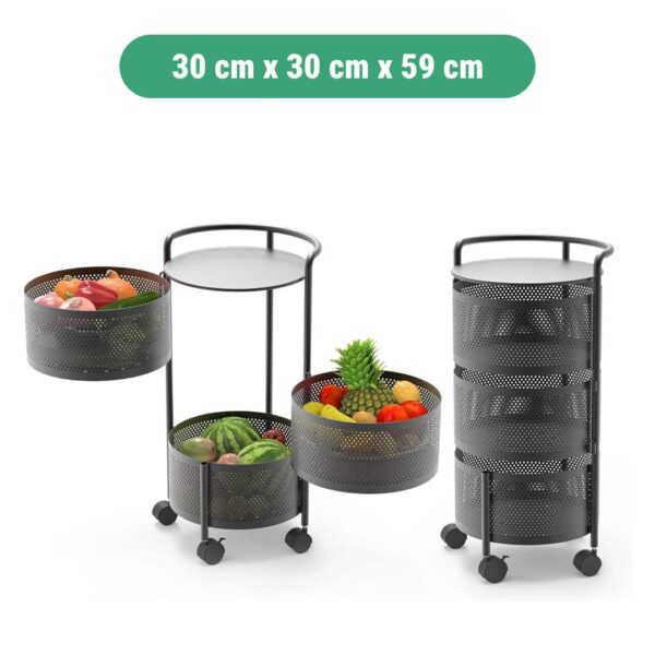 SpinRack™ - Forgó fém rendszerező 3 szintes - Image 7