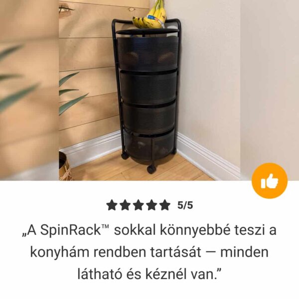 SpinRack™ - Forgó fém rendszerező 3 szintes - Image 8
