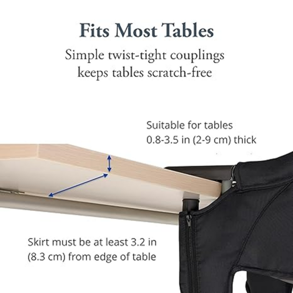 Aurevo™ – Hordozható asztali etetőszék tálcával - Image 6